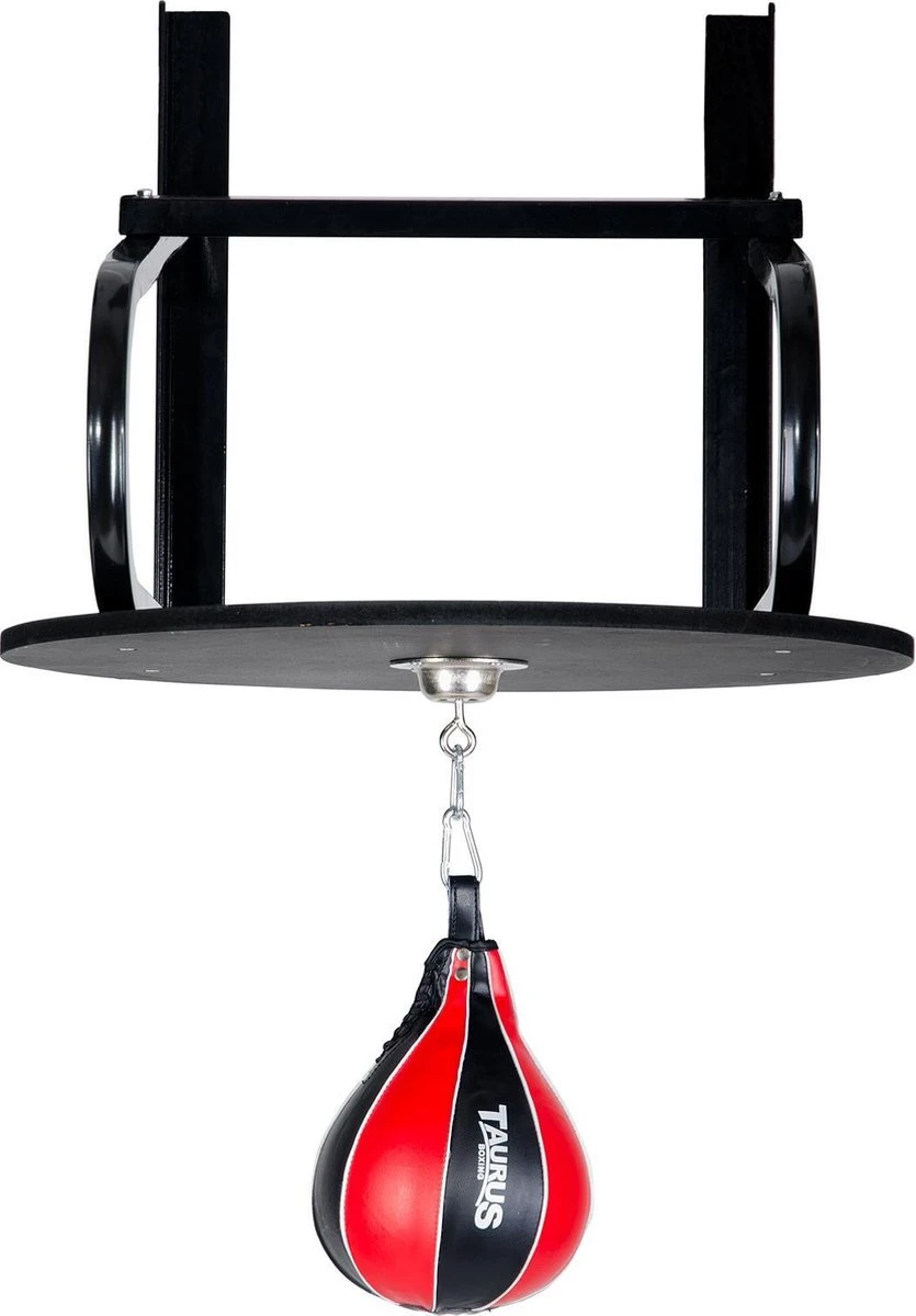 Taurus Speedball Boksbal Muursteun – Bokszak - Boksbal - Speedball Platform – Bokstrainer – Reflexball – Coördinatietraining – Reactietraining – Boksen 1 Taurus Speedball Boksbal Muursteun – Bokszak - Boksbal - Speedball Platform – Bokstrainer – Reflexball – Coördinatietraining – Reactietraining – Boksen