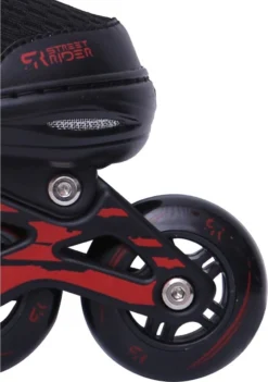 Street Rider Inline Skates - Verstelbaar - Skeeler - Rood/ Zwart - Maat 28/32 -Merkloos Verkoop 845x1200