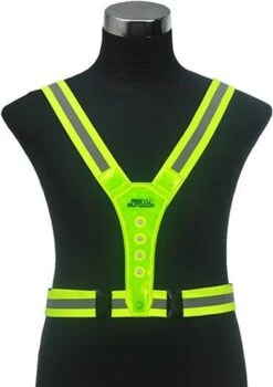 Veiligheidsvest - Hardloopvest Met Verlichting - Reflectie LED - Verstelbaar Harnas - Geel 5 Veiligheidsvest - Hardloopvest Met Verlichting - Reflectie LED - Verstelbaar Harnas - Geel -Merkloos Verkoop 848x1200 3