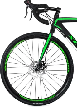 Ks Cycling Fiets Gravelbike Racefiets 28 '' Xceed Zwart-groen - 58 Cm -Merkloos Verkoop 866x1200 2