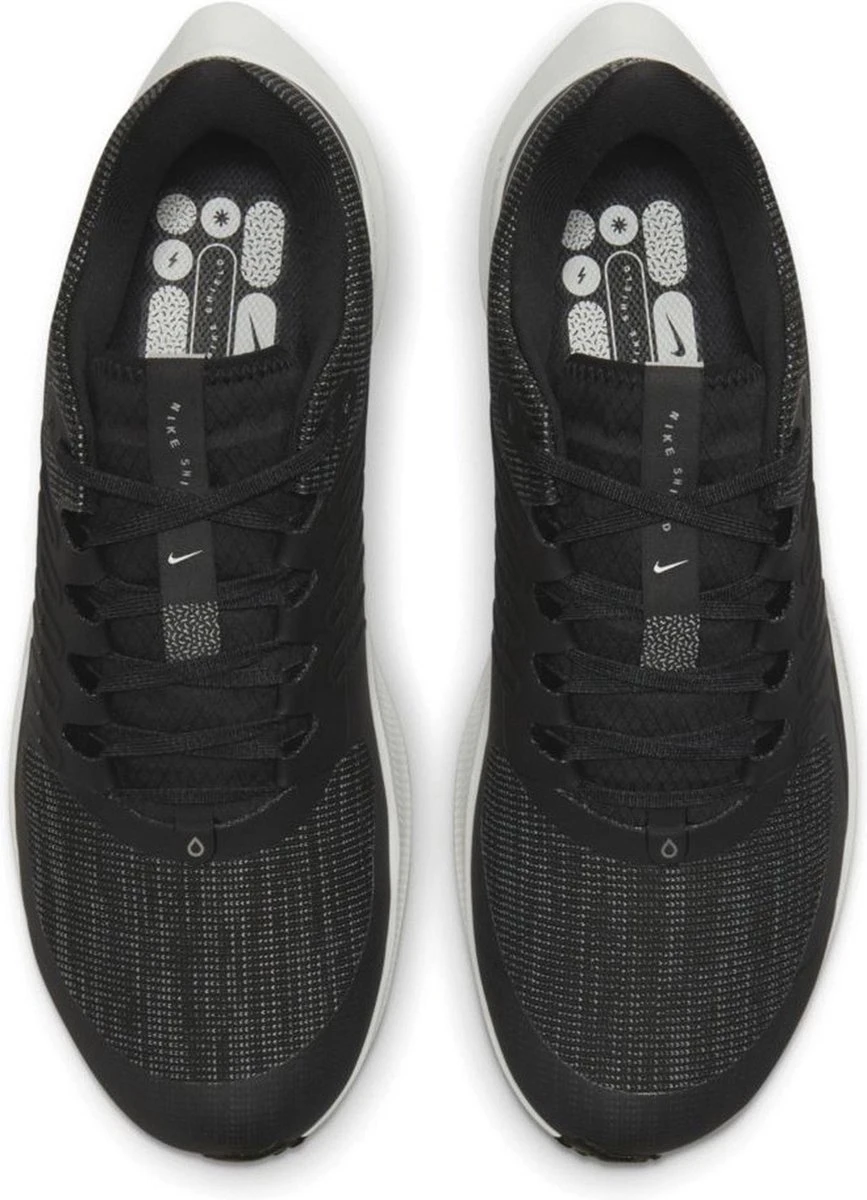 Nike Air Zoom Pegasus 38 Shield Sportschoenen - Maat 42.5 - Mannen - Zwart/wit 5 Nike Air Zoom Pegasus 38 Shield Sportschoenen - Maat 42.5 - Mannen - Zwart/wit - Afbeelding 5