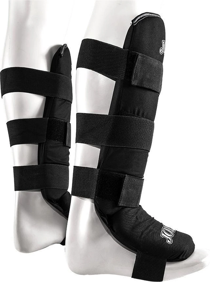 Joya Fightgear - "Velcro" Scheenbeschermers - Zwart - M 5 Joya Fightgear - "Velcro" Scheenbeschermers - Zwart - M - Afbeelding 5