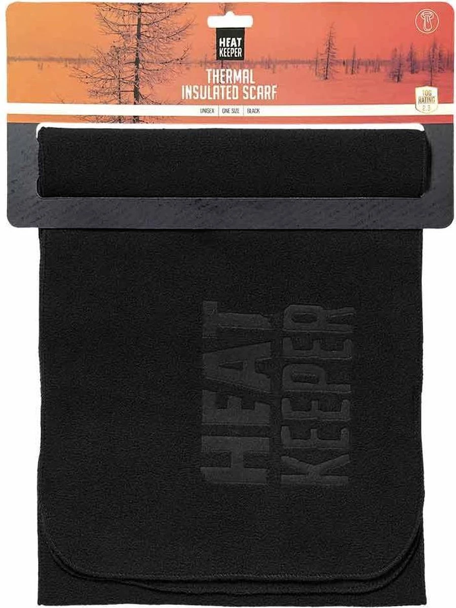 Heat Keeper Thermo Fleece Heren Sjaal Zwart - One Size 3 Heat Keeper Thermo Fleece Heren Sjaal Zwart - One Size - Afbeelding 3