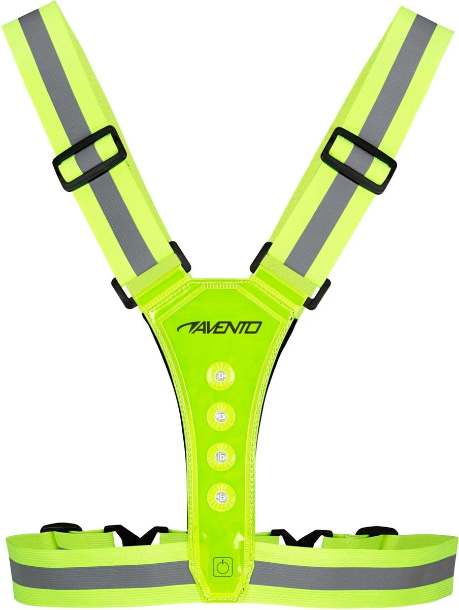 Avento Sport Veiligheidsvest - Oplaadbaar - Met USB - LED 2 Avento Sport Veiligheidsvest - Oplaadbaar - Met USB - LED - Afbeelding 2