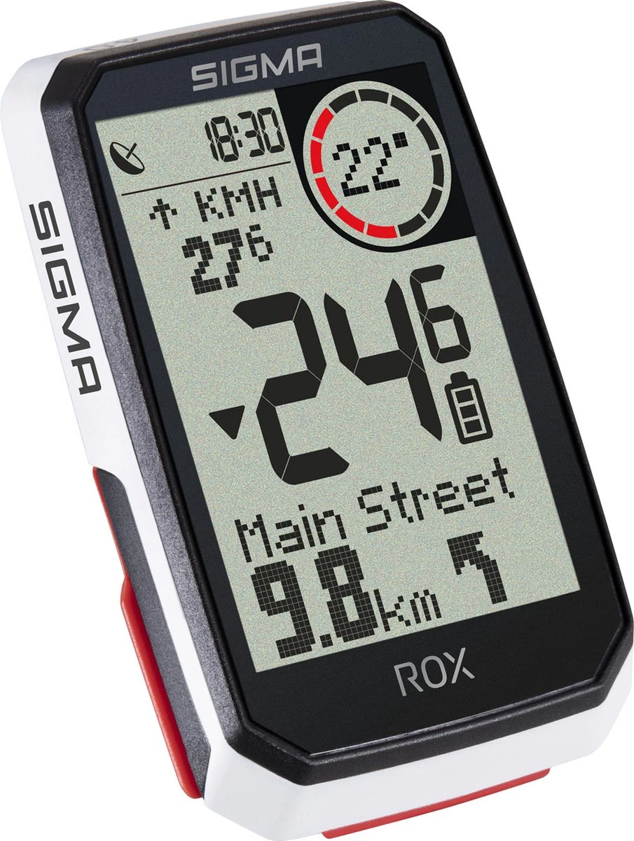 SIGMA SPORT GPS Fietscomputer Sigma ROX 4.0 GPS Met Standaard Stuurhouder - Wit 2 SIGMA SPORT GPS Fietscomputer Sigma ROX 4.0 GPS Met Standaard Stuurhouder - Wit - Afbeelding 2