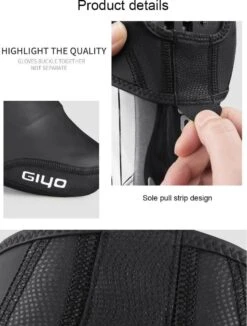 Giyo Waterdichte Halve Overschoenen Toe Covers - 1 Paar - Maat 41-46 - Zomer - Fiets Schoen Overtrek - MTB - Wielrennen/ Mountainbiken - Windproof -Merkloos Verkoop 909x1200 6