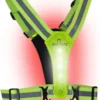 Led Harness Batterijen | BEE SAFE Lime | Hardloop Verlichting | Hardloopvest Met Verlichting