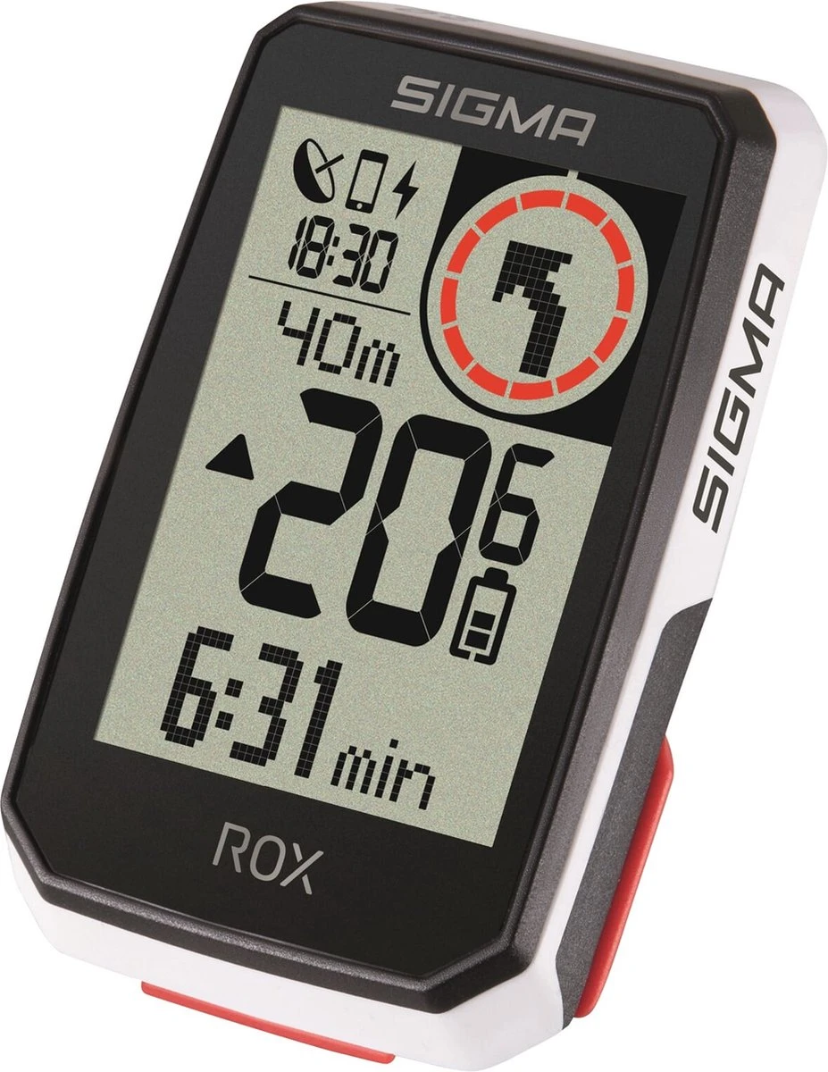 SIGMA SPORT GPS Fietscomputer Sigma ROX 2.0 GPS Met Standaard Stuurhouder - Wit 1 SIGMA SPORT GPS Fietscomputer Sigma ROX 2.0 GPS Met Standaard Stuurhouder - Wit