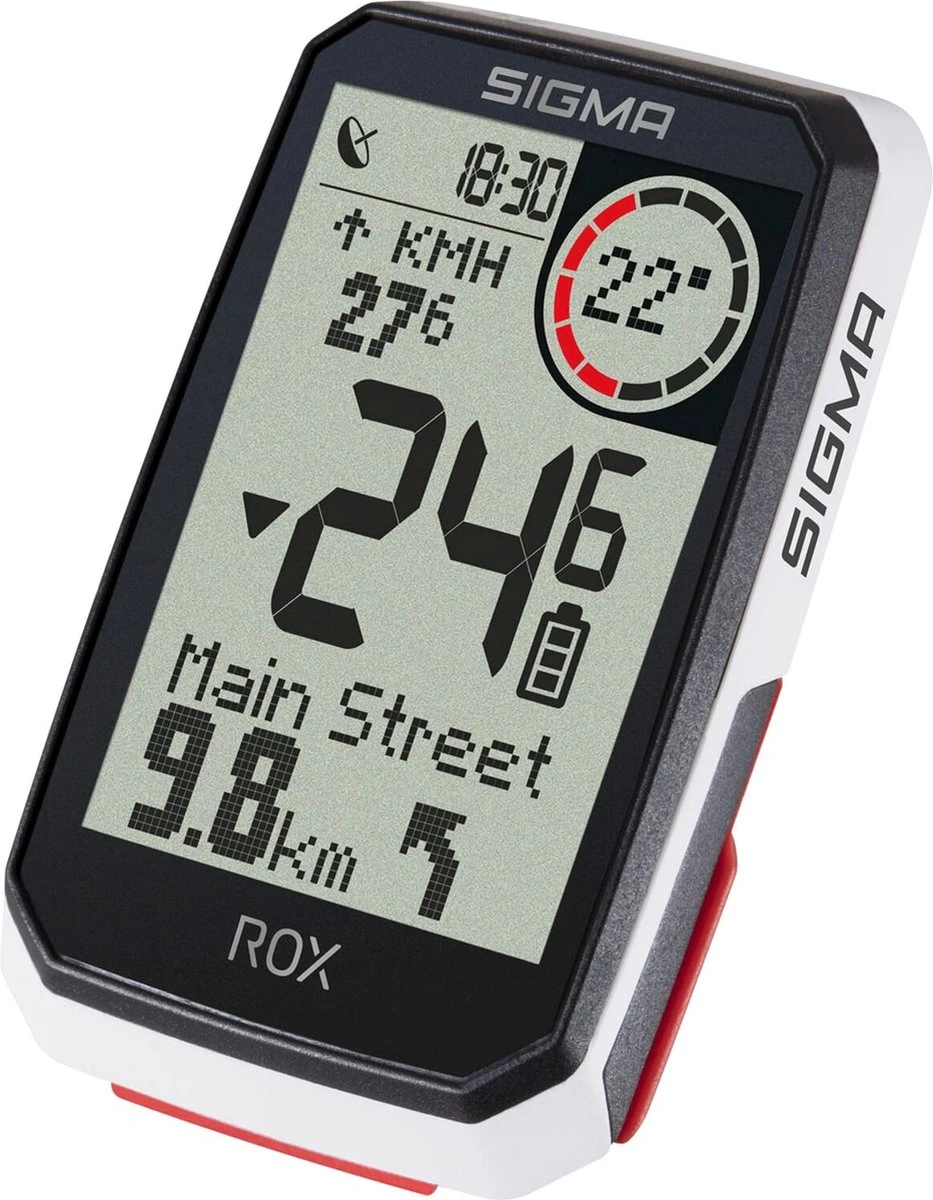 SIGMA SPORT GPS Fietscomputer Sigma ROX 4.0 GPS Met Standaard Stuurhouder - Wit 13 SIGMA SPORT GPS Fietscomputer Sigma ROX 4.0 GPS Met Standaard Stuurhouder - Wit - Afbeelding 13