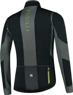 Rogelli Brave Winterjack - Fietsjack - Zwart/Grijs/Fluor - Heren - Maat L