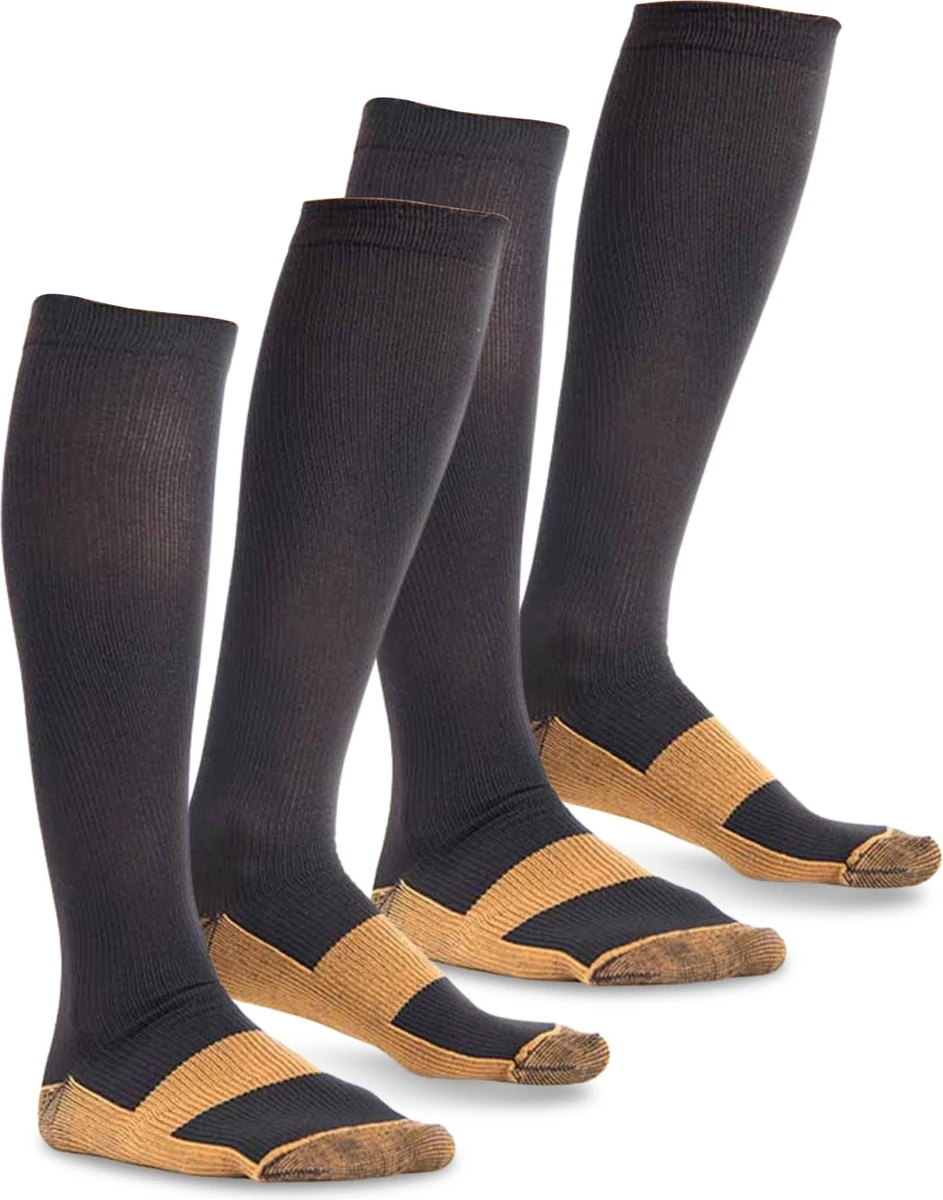 Ogoods 4 Paar Compressiekousen Voor Hardlopen – Compressie Sokken – Steunkousen – Voor Dames En Heren – Maat 41-46 1 Ogoods 4 Paar Compressiekousen Voor Hardlopen – Compressie Sokken – Steunkousen – Voor Dames En Heren – Maat 41-46