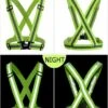Veiligheidsriem / Veiligheidshesje / Verkeersvest | S, M Tot XL Verstelbaar Reflecterend | Unisex , Band Cross Belt Vest - Elastische Kruisgordel Fietsen Hardlopen Sporten