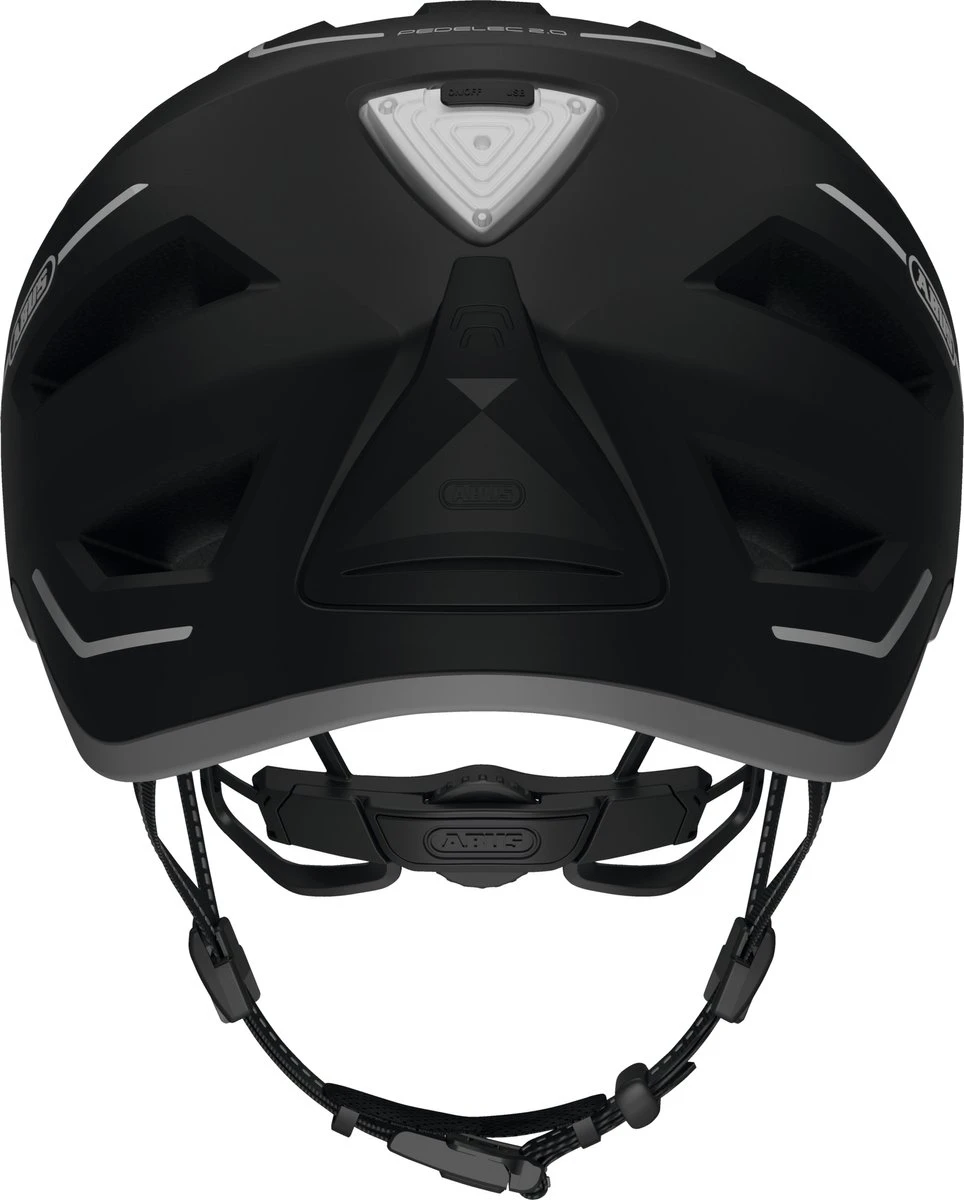 ABUS Pedelec 2.0 Fietshelm - Maat L (56-62 Cm) - Velvet Black 4 ABUS Pedelec 2.0 Fietshelm - Maat L (56-62 Cm) - Velvet Black - Afbeelding 4