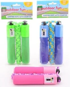 Johntoy Springtouw Met Teller - Assorti