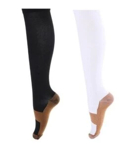 MYVCARE+ Compressiesokken - Maat 36/40 - Koper Geweven - Pij Verlichtend - Zwart - S/M - 2 Paar - Tegen Zwelling 9 MYVCARE+ Compressiesokken - Maat 36/40 - Koper Geweven - Pij Verlichtend - Zwart - S/M - 2 Paar - Tegen Zwelling -Merkloos Verkoop 966x1200 1