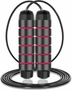 Merkloos Professioneel Springtouw Met Extra Gewicht - Sport - Verstelbaar - Verzwaard - Rood - Volwassen En Kinderen - Touwtje Springen - Speedrope Conditie & Krachttraining - Thuis Oefeningen & Buitensport Fitness Artikelen