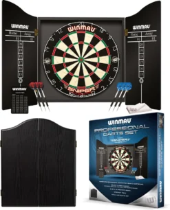 Winmau Professional Darts Set With Sniper Dartboard And Black Cabinet -Merkloos Verkoop 969x1200 4
