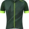 Rogelli Dusk - Fietsshirt Korte Mouwen - Heren - Maat XL - Groen, Fluor-Geel