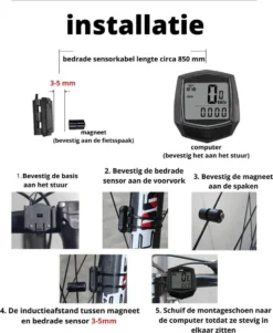 Pleasant Life Kilometerteller Fiets - Waterdicht - Digitale LCD - Bedraad - Fiets Accesoires - Mountainbike - Wielrennen - -Merkloos Verkoop 985x1200 7