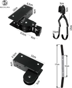 Recalma Fietslift - 60 Kg Draagkracht - Fietstakel - Universeel Ophangsysteem - Elektrische Fiets - Zwart -Merkloos Verkoop 988x1200 2
