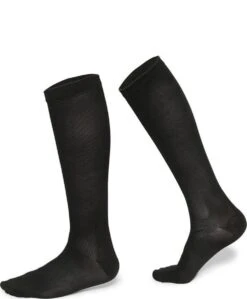 MyCare+ - Compressiesokken - Bloedcirculatie - Pijnpreventie - Ondersteunend - Duopack - Zwart - Maat 36-40