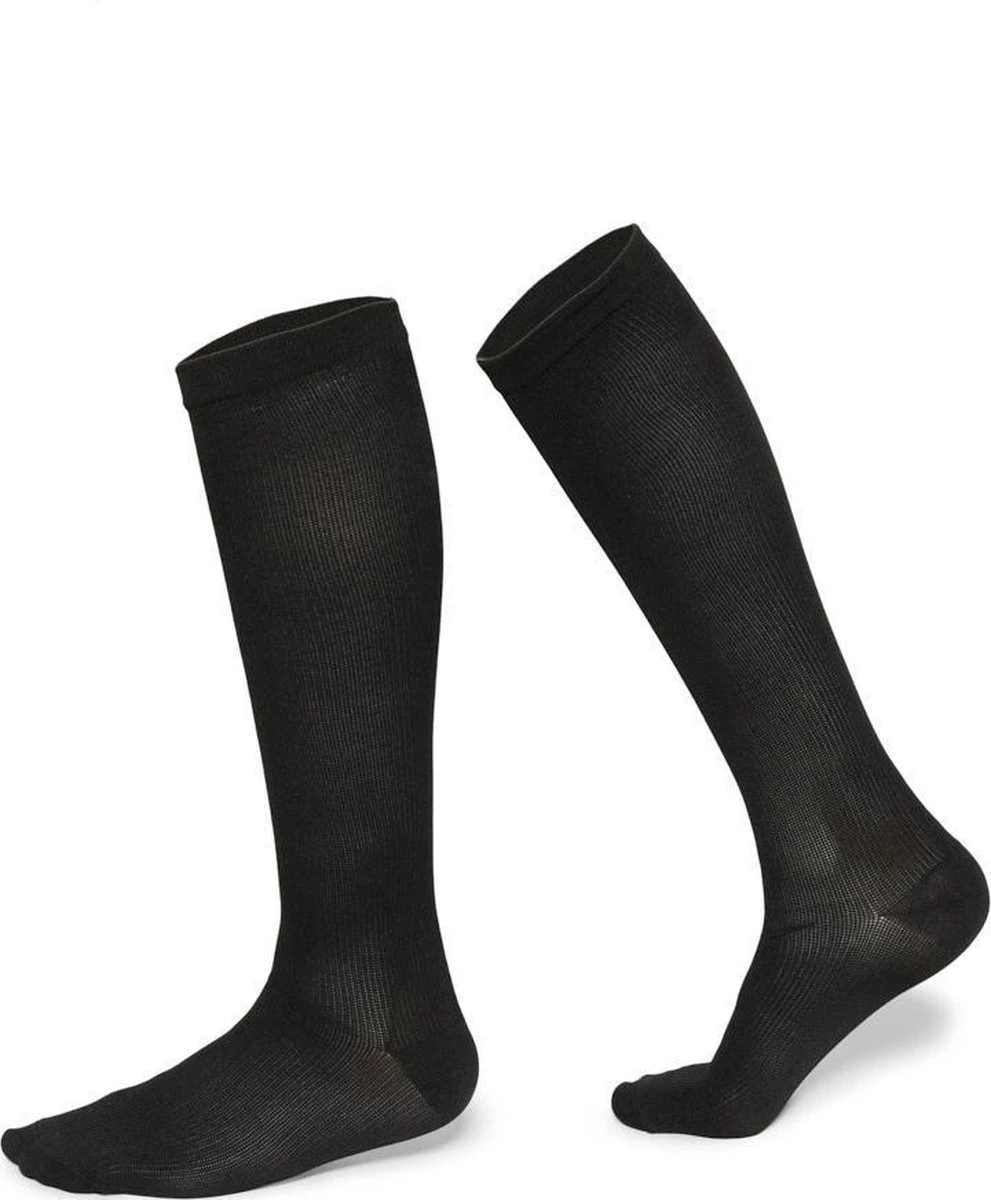 MyCare+ - Compressiesokken - Bloedcirculatie - Pijnpreventie - Ondersteunend - Duopack - Zwart - Maat 36-40 1 MyCare+ - Compressiesokken - Bloedcirculatie - Pijnpreventie - Ondersteunend - Duopack - Zwart - Maat 36-40