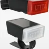 LITTA 2 Fietsverlichting Op Zonne-energie - Zwart (set)