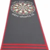 ABC Darts - Dartmat - Antracite Rood - 241 X 80 Cm